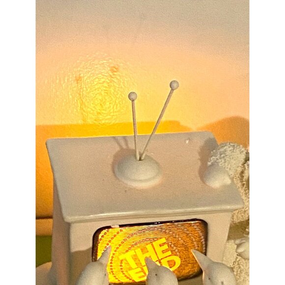 Snowbabies "Thats Enough TV For Today!" Figurine With Penguins By Kristi Jensen - Picture 6 of 16